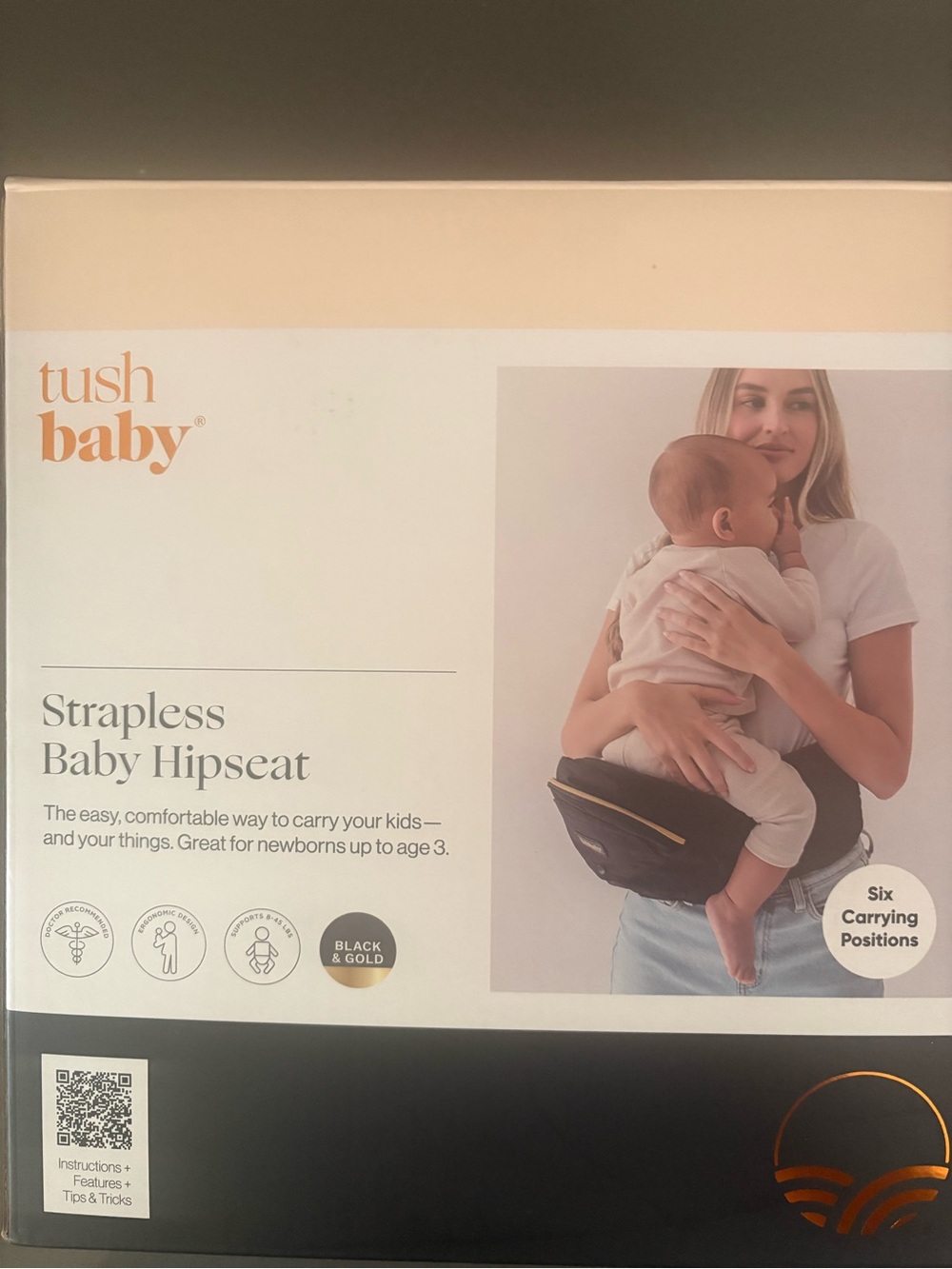Tushbaby - Black & Gold NEW